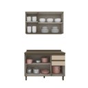 Ver imagem 4 de Cozinha Compacta 2 Peças 100% MDF com Tampo Connect Henn