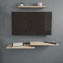 Ver imagem 2 de Rack Para Decoração De Sala Ou Quarto Em Madeira Maciça