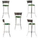 Ver imagem 5 de Banqueta Bistro para Bar, Cozinha, Balcão em Alumínio e Fibra Tc Zanutto 5 Unidades Argila