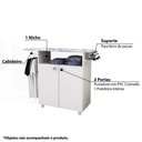 Ver imagem 2 de Armário Multiuso 2 Portas Tábua Passar Roupa Branco