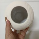 Ver imagem 3 de Vaso Decorativo Enfeite Casa Home&co Cerâmica 20x15x15cm Branco