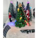 Ver imagem 4 de Cenario Vila Natalina Natal Musical Luz Movimento Led Decoraçao Iluminado Papai Noel Treno Rena Arvo