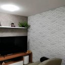 Ver imagem 6 de Papel de Parede Tijolo Branco Impermeável Lavável Vinílico Autocolante 3d Aparente
