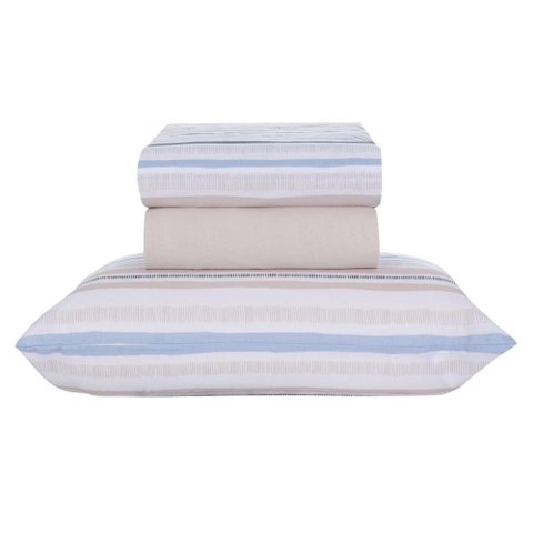 Jogo de Lençol Cama Box Solteiro Kit 3 Peças com Elástico Sonhare Sultan Cancun