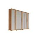 Ver imagem 2 de Guarda Roupa 6 Portas 6 Gv c/Pés Linea Rufato Naturale