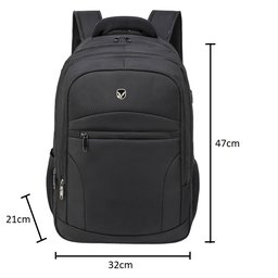 Mochila Notebook 16.5/pol Trabalho Urbano Passeio Antifurto Yepp Preto - 4