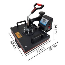 Prensa Térmica Sublimação 10x1 Caneca Camiseta Boné Chinelo Prato Copo Caneta Transfer 110V Importwa - 2