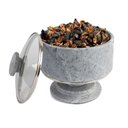 Ver imagem 3 de Bomboniere Bombom Tampa Vidro Pedra Sabão com Base 22x20cm
