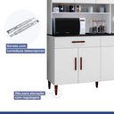 Ver imagem 5 de Armário De Cozinha 8 Portas 2 Gavetas Fortaleza 