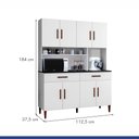 Ver mais imagens de Armário De Cozinha 8 Portas 2 Gavetas Fortaleza 