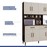 Armário para Cozinha 8 Portas 2 Gavetas Fortaleza Kaiki Móveis - 6