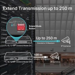 Switch Nao Gerenciavel 16p 10/100mbps Poe+ e 2p Gigabit - 2