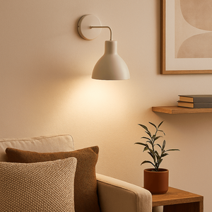 Luminária de Parede Arandela Fixa Rosa Branco