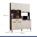 Ver imagem 4 de Armário De Cozinha 8 Portas 1 Gaveta Curitiba Kaiki Móveis