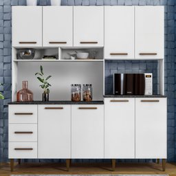 Armário para Cozinha 9 Portas 3 Gavetas Belo Horizonte  - 1