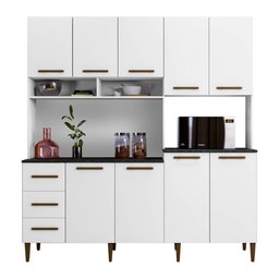 Armário para Cozinha 9 Portas 3 Gavetas Belo Horizonte  - 9