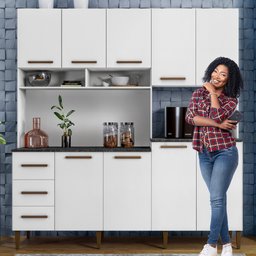 Armário para Cozinha 9 Portas 3 Gavetas Belo Horizonte  - 7