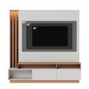 Ver imagem 6 de Rack com Painel para TV até 65 Polegadas com LED 2 Portas 3 Nichos Multimóveis Crcol-RCP026