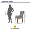 Ver imagem 5 de Mesa Redonda para Sala de Jantar Tampo 100cm de Vidro MDF 4 Cadeiras Barcelona Yescasa