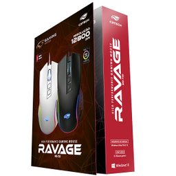 Mouse Gamer USB Ravage MG-720BK C3 TECH C3TECH - 1 Mouse Gamer USB Ravage MG-720BK C3 TECH C3TECH - 1