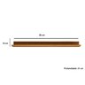 Multiuso de Cozinha Prateleira Tempranillo 80cm Amendoa - Ronipa - 3