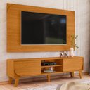 Ver imagem 2 de Rack Bancada com Painel Duna Cinamomo para Tv até 65” - Madetec