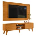 Ver imagem 1 de Rack Bancada com Painel Duna Cinamomo para Tv até 65” - Madetec