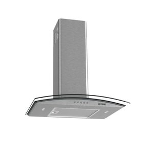 Coifa de Parede 60cm Vidro Curvo Clean 127v Kromanox Fogatti