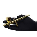 Ver imagem 4 de Aerografo Urban - Agulha 0.2 - Dourado - com Regulador de Agulha e Fluxo de Ar