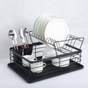 Ver imagem 1 de Escorredor de Louças Pratos 2 Andares Pia Bancada 39cm Metal