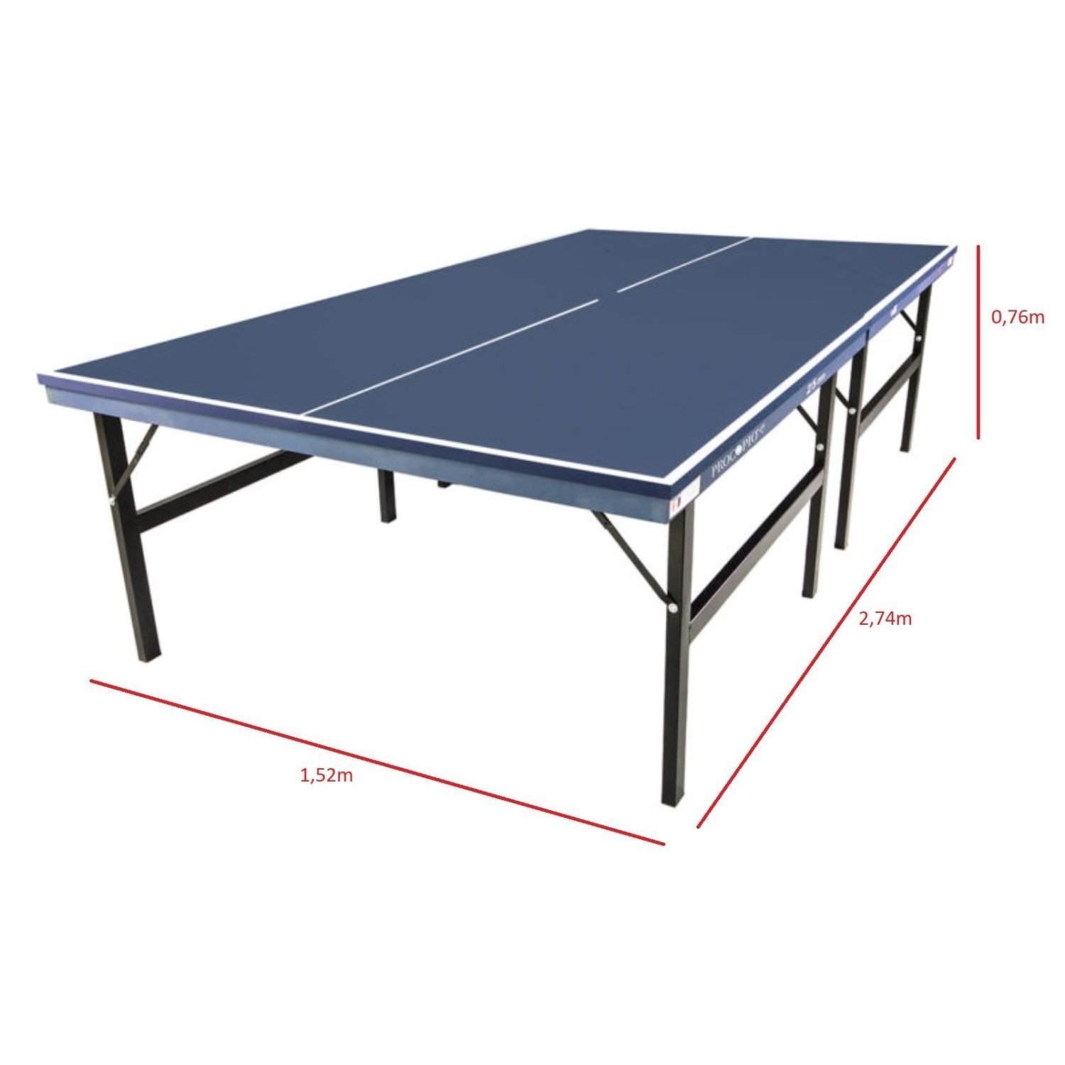 Mini Tênis de Mesa / Ping Pong Klopf 12 mm - Azul