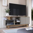 Ver imagem 1 de Rack para TV até 65 Polegadas com 2 Portas e 2 Nichos