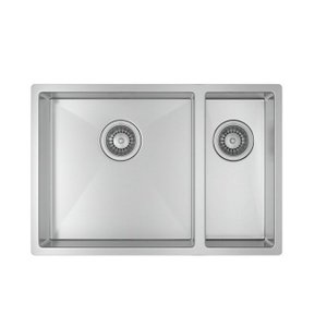 Cuba Dupla de Cozinha Retangular 40/18 Inox Suprema 60x40cm