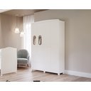 Ver imagem 2 de Guarda Roupa 4 Portas 2 Gavetas Roupeiro 100% Mdf Quarto Criança Infantil Solteiro Luxo Cor Branco