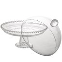 Ver imagem 2 de Kit 2 Boleiras Wolff Cristal com Pé e Tampa 19cm Pearl Prato Porta Queijo Mesa Posta Incolor