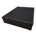 Ver imagem 1 de Box Baú Casal Corino Marrom 1,38x1,88 So1clique Pistão a Gás