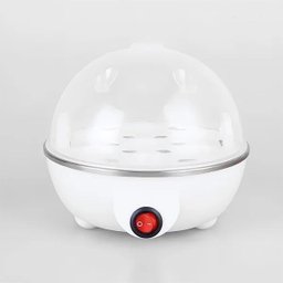 Cozedor de Ovos Branco Elétrico 110v com Função de Cozimento a Vapor para Ovos e Alimentos:branco/ún - 1