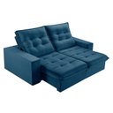 Ver imagem 2 de Sofá Retrátil e Reclinável 2 Lugares 250cm Pés em Madeira Maciça Santorini