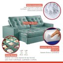 Ver imagem 5 de Sofá Retrátil e Reclinável Modulado 250cm Pés em Madeira Maciça Capri 