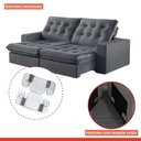 Ver imagem 6 de Sofá Retrátil e Reclinável Modulado 290cm Pés em Madeira Maciça Capri