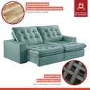 Ver imagem 7 de Sofá Retrátil e Reclinável Modulado 290cm Pés em Madeira Maciça Capri 