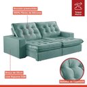 Ver imagem 4 de Sofá Retrátil e Reclinável Modulado 290cm Pés em Madeira Maciça Capri 