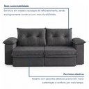 Ver imagem 7 de Sofá Retrátil e Reclinável Modulado 2 Lugares 230cm Pés em Madeira Maciça Canadá