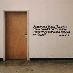 Versículo Bíblico João 14:6 em MDF 6mm Vazado - 1
