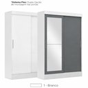 Ver imagem 4 de Guarda-Roupa Infantil 2 Portas Helena Branco