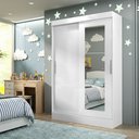 Ver imagem 1 de Guarda-Roupa Infantil 2 Portas Helena Branco