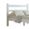 Cama Reforçada em Madeira Maciça com Colchão Casal Branco Georgia Shop Jm - 3