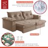 Sofá Retrátil e Reclinável Modulado 2 Lugares 250cm Pés em Madeira Maciça Canadá  - 5