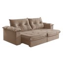 Ver imagem 2 de Sofá Retrátil e Reclinável Modulado 2 Lugares 250cm Pés em Madeira Maciça Canadá