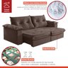Sofá Retrátil e Reclinável Modulado 2 Lugares 250cm Pés em Madeira Maciça Canadá   - 5